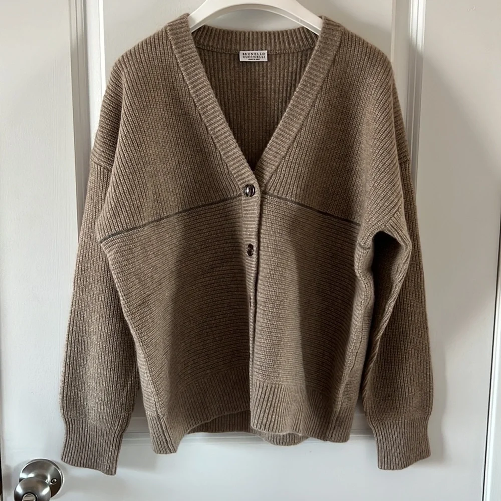 Brunello Cucinelli 100% cashmere cardigan - Picture 10 of 15
